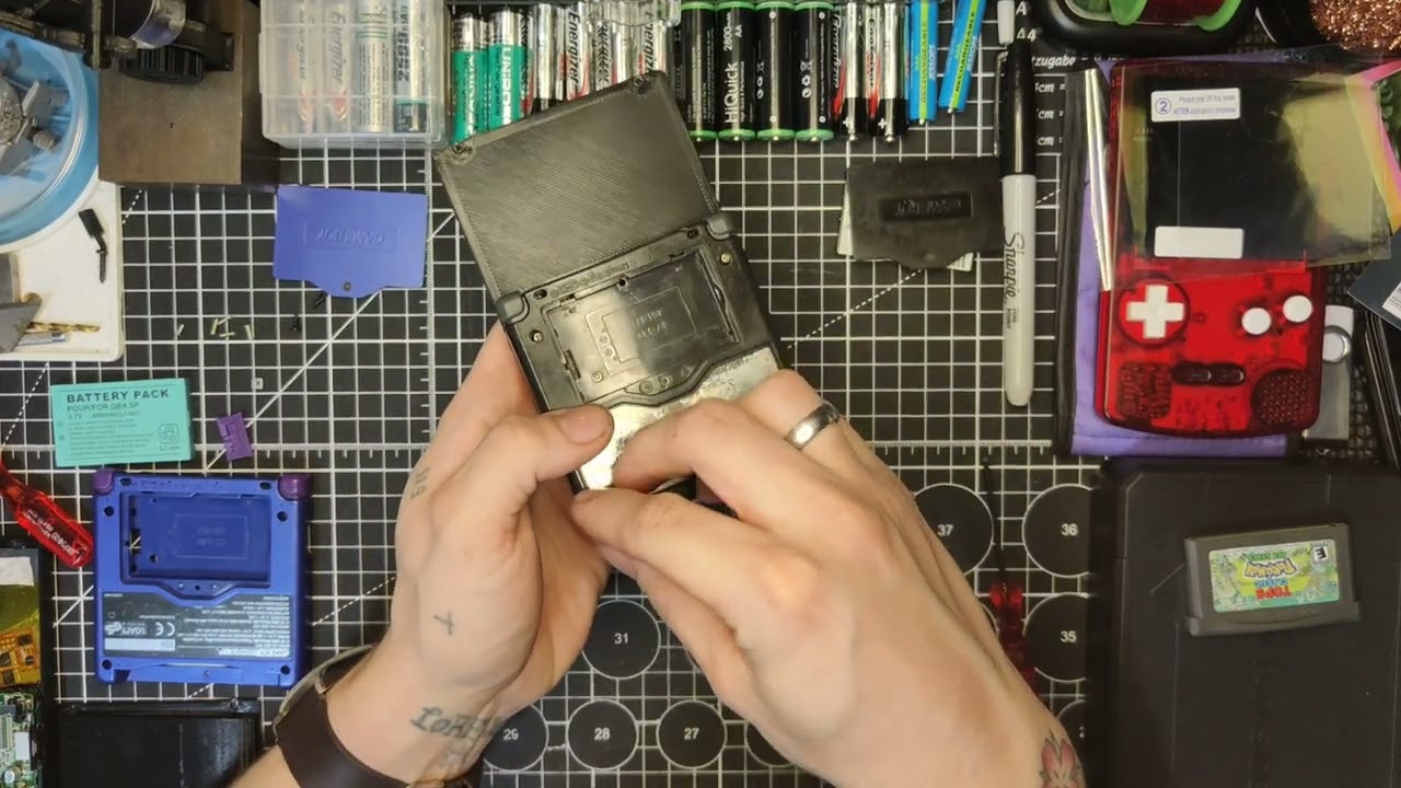 New Gameboy Advance SP UNHINGED - 3D Print Version