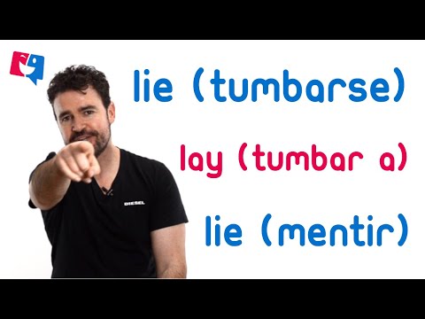 Diferencias entre los verbos lie y lay en inglés