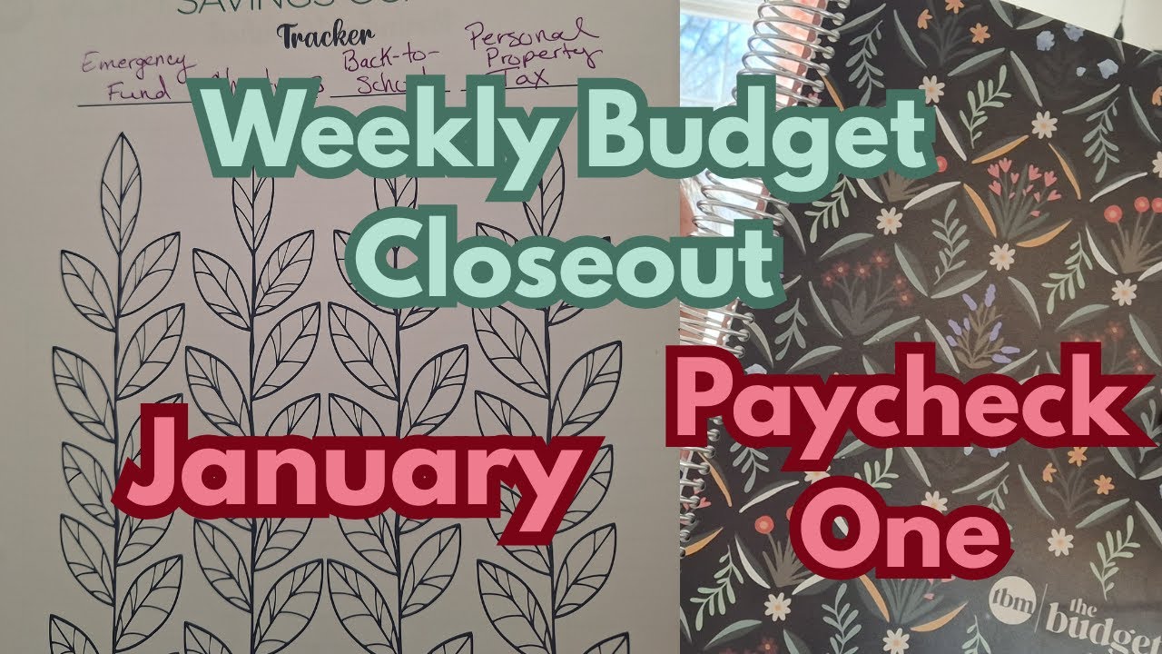 Незапланированные расходы! Завершаем еженедельный бюджет с помощью планировщика бюджета по зарплате.