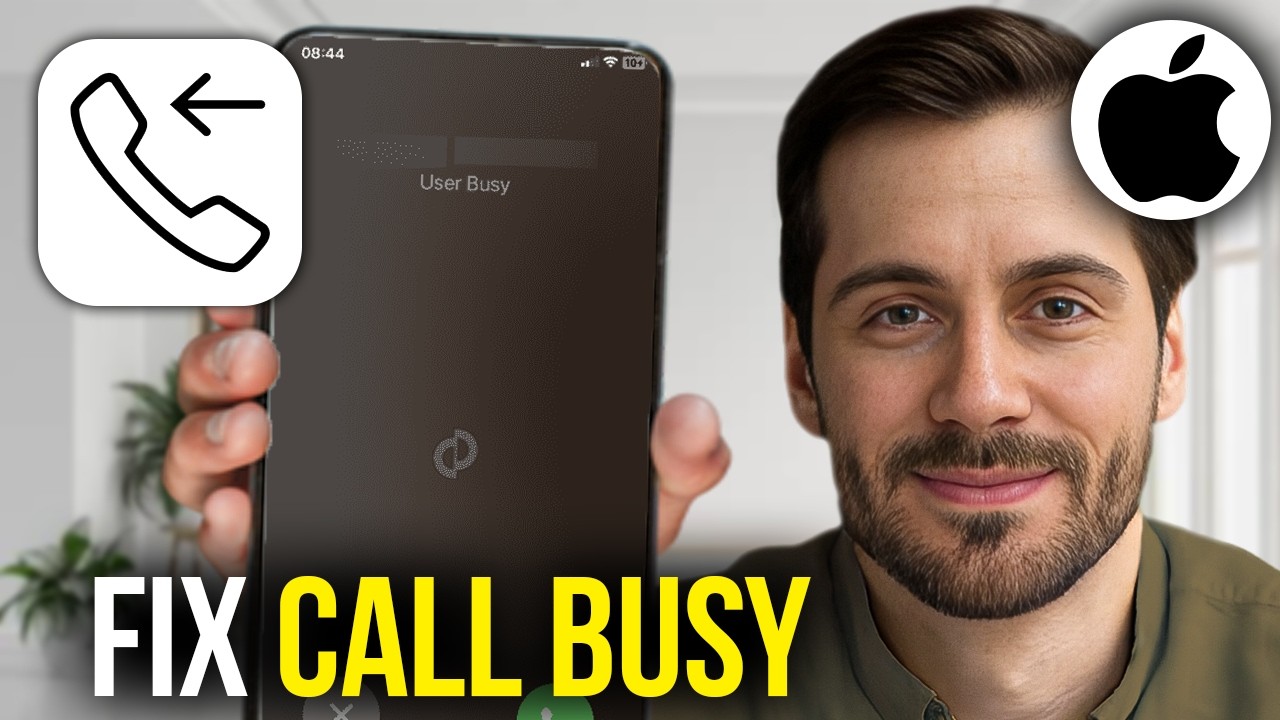 How To Fix iPhone Incoming Call Busy Problem - YouTube