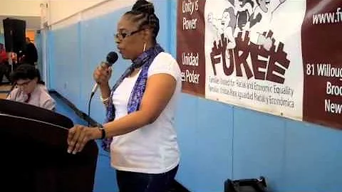 FUREE member Cynthia Butts' supermarket speech
