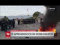 Los desbloqueos en dos zonas de Cochabamba dejaron más de 50 apreh3ndidos