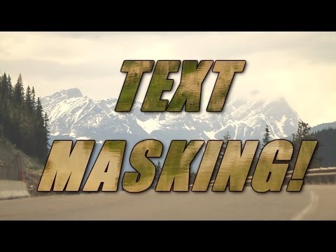 Sony Vegas Pro Tutorial - Text Masking like a BOSS!