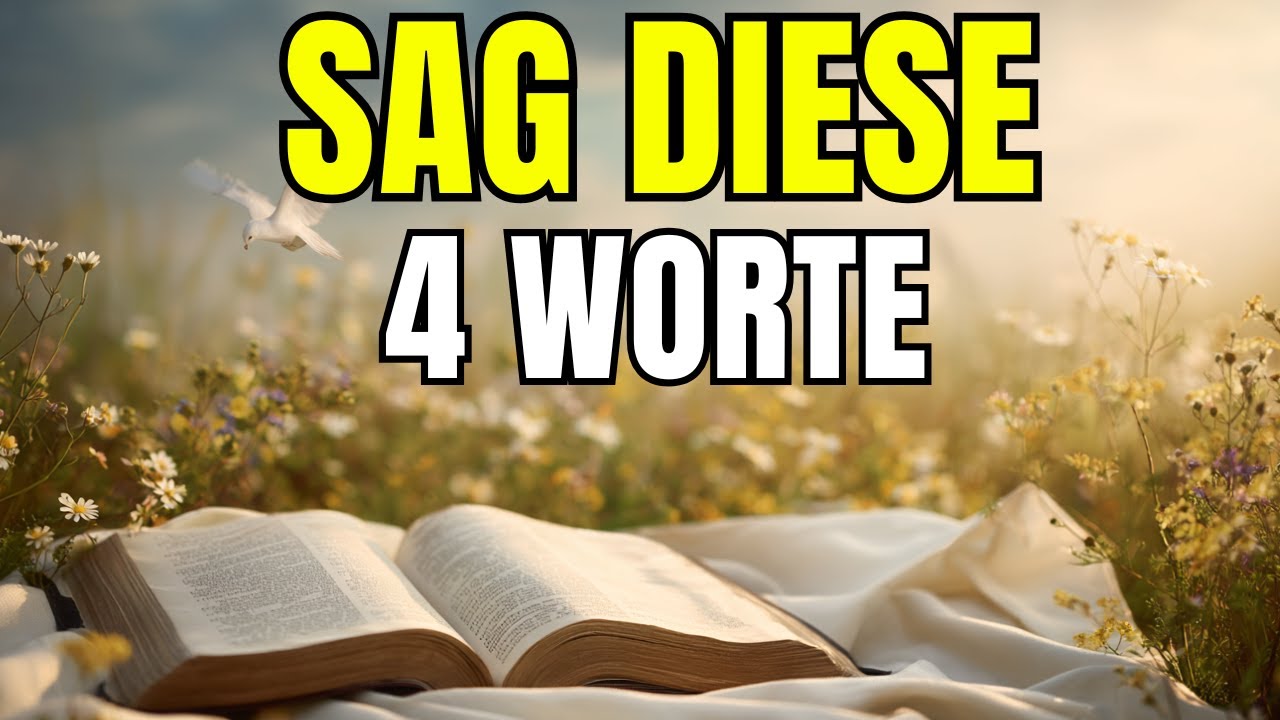 Diese 4 Worte setzen die Kraft des Heiligen Geistes frei