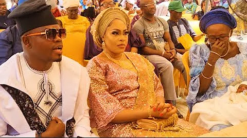 Live: Witness Yoruba Actress Shola Kosoko and Her Husband's Naming Ceremony as It Happens