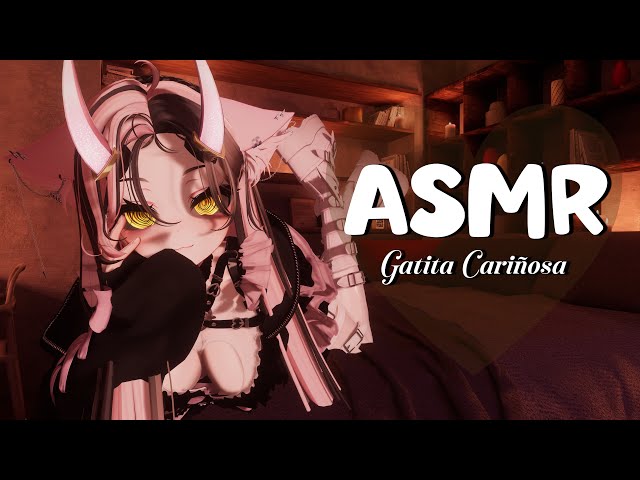 💗ASMR💗 Sleep with your Kitty 🐱 Soft Purrs and Meows 💤