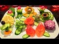 طريقة تشكيل الخضار لتزين اطباق الطعام | How to shape and carve vegetables, perfect for any dish