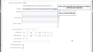 Uploading documents to infoRouter