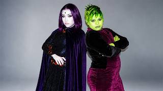 Wardrobe & North West Become RAVEN & BEAST BOY! 😂🔥 (VLOG) 