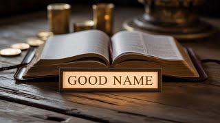 A Good Name Is Better Than Gold | Proverbs 22