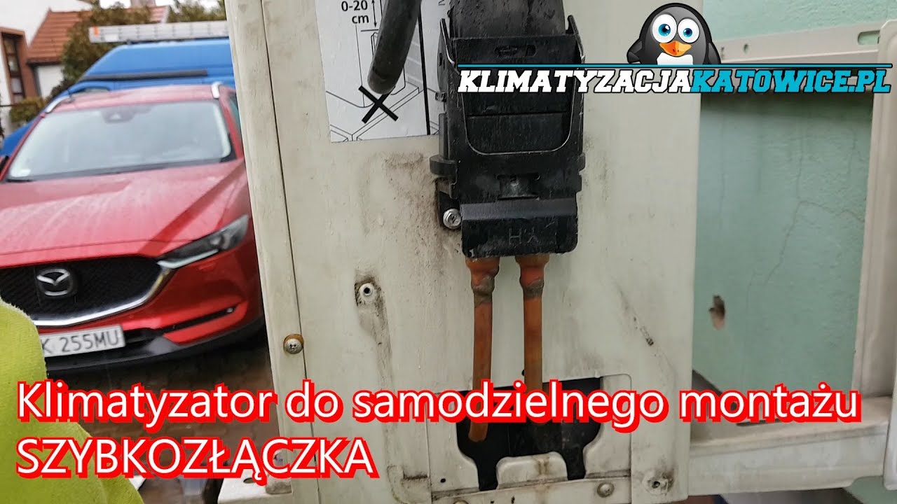 Klimatyzator do samodzielnego montażu z SZYBKOZŁĄCZKĄ