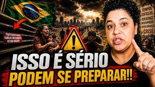 ELA FEZ UM ALERTA PARA O BRASIL...&nbsp;E MUITOS NÃO ESTÃO PREPARADOS
