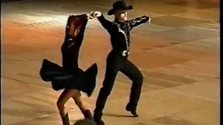 Two Step Dance Moves - Turns - Her Double handed right turn catch