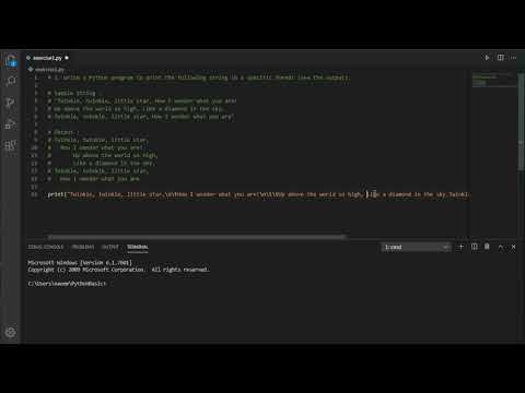 Python Basic Exercises 1 - Code With Naeem