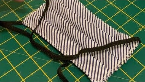How to make easy face mask tutorial/ sewing for beginners/DIY face mask with elastic to go over head