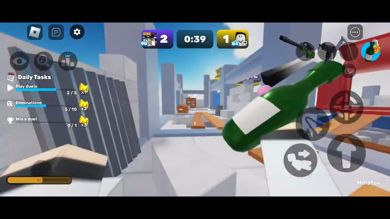 Winning a 1v1 in Roblox Rivals - YouTube