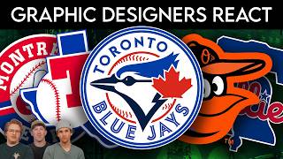 Graphic Designers React to Major League Baseball Logos (MLB) | 3