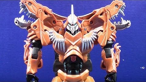 TRANSFORMERS 4 AGE OF EXTINCTION FLIP & CHANGE GRIMLOCK TOY REVIEW