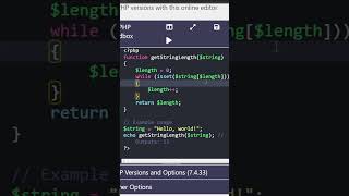 How to find string length without using built in functions | Loop | PHP