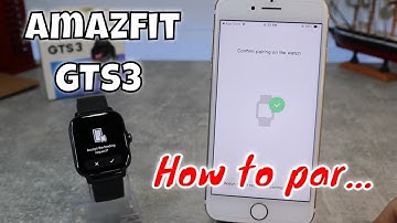 How to pair Amazft GTS 3 to iPhone with Amazfit iOS app Zepp OS