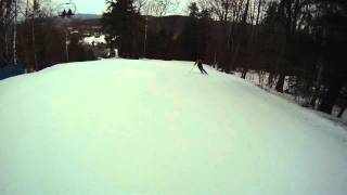 Skiing at Butternut Ski Area from a Go Pro Helmet Cam