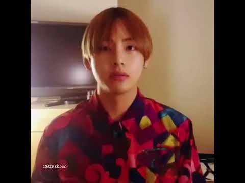 Tae's response when someone in the comments said that this shirt doesn’t suit .
