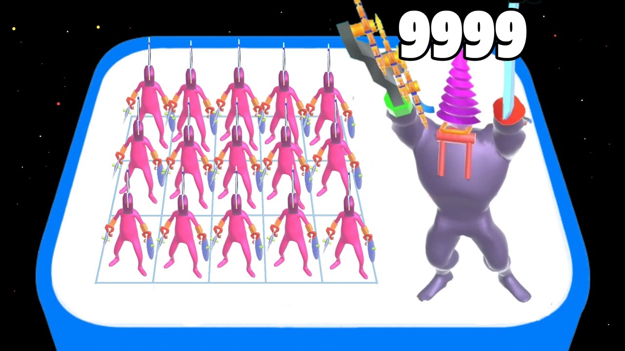 Merge Chainsaw Head Run 3D Max Level Merge Gameplay