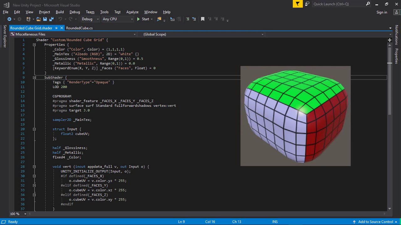 Mesh Basics - 09 Rounded Cube - Cecil - YouTube