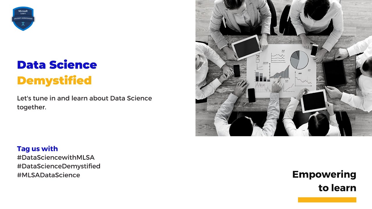 Data Science Demystified - Day 1 -Getting Started with Data Science ...