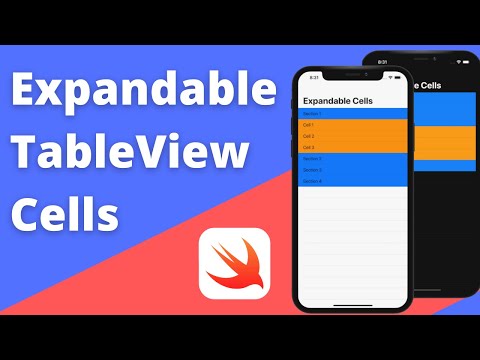 Creating Expandable TableView Cells (Collapsable) - Xcode 12, Swift 5, iOS Development 2022
