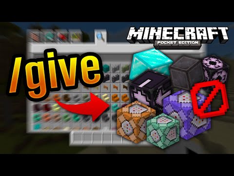 สอนใช้คำสั่ง /Give - Minecraft PE