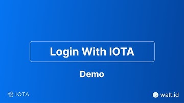 Login With IOTA | Demo