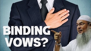 What constitutes a binding Vow or Nadr, is promising Allah considered to be  binding