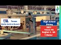 2021 Texas UIL High School Diving - Region 4 6A - Girls 1 Meter Springboard Diving