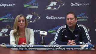 Zips Tennis with Head Coach Brandon Padgett