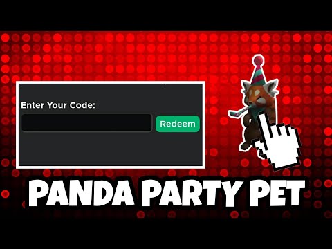 PROMO CODE] How to get the RED PANDA PARTY PET