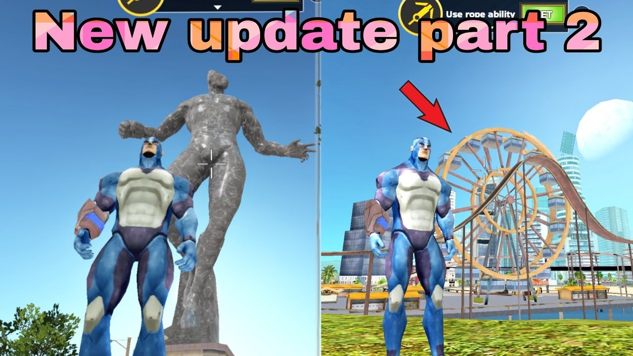 Rope hero vice town me dusri city wala update New update in Rope hero