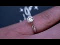 Кольцо со скидкой и с бриллиантом 0,5 карат от Diamond Gallery