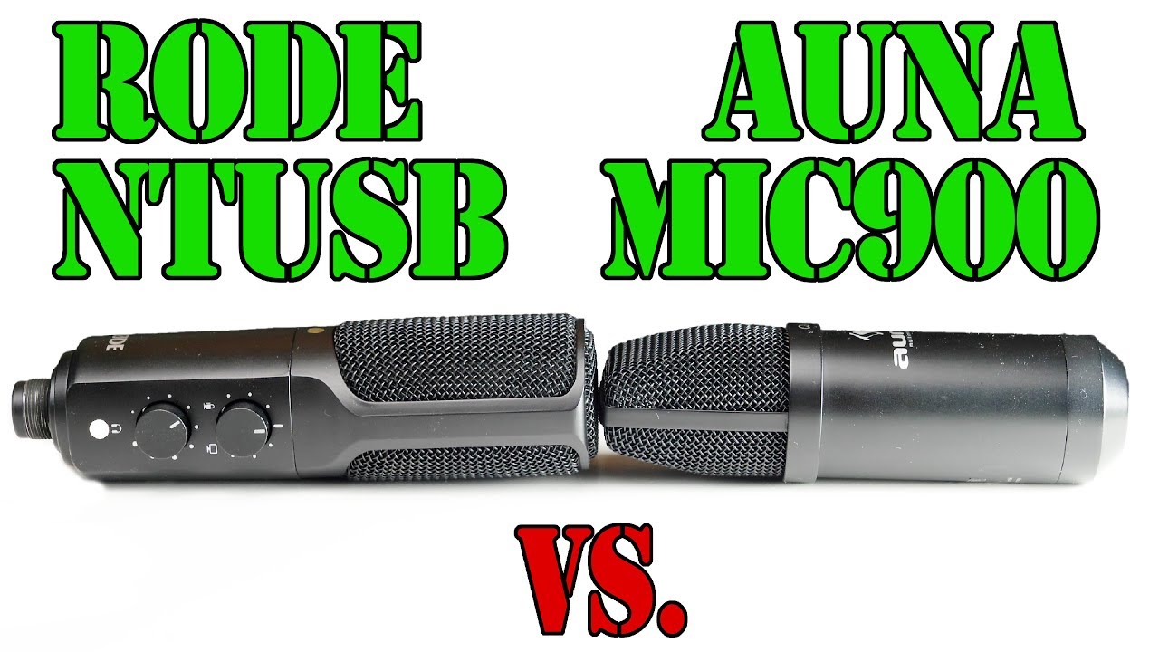 Rode Nt Usb Vs Auna Mic 900b Rode NT USB und Auna Mic 900: 5 Gründe dafür / dagegen - 2017 - YouTube