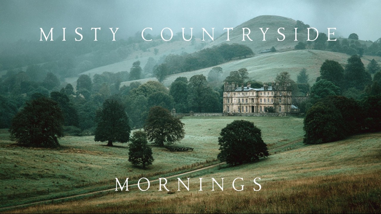 Misty countryside mornings | Piano Playlist