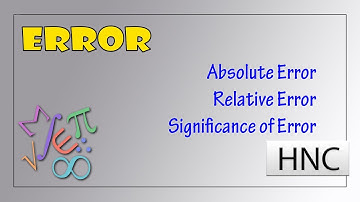 HNCM1.4 Experimental Error