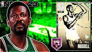 DIAMOND BILL RUSSELL GAMEPLAY!! BILL IS AN ATHLETIC MONSTER AT C IN NBA 2K23 MyTEAM!!