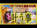 【緊急😳⁉️】5月17日以降あなたに叶う事🌹おうし座新月🔗リーディング