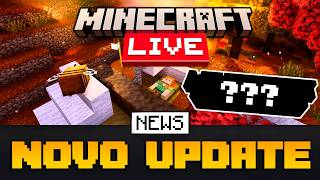NOVO UPDATE! REVELAÇÃO DE NOME DO DROP E MINECRAFT LIVE!