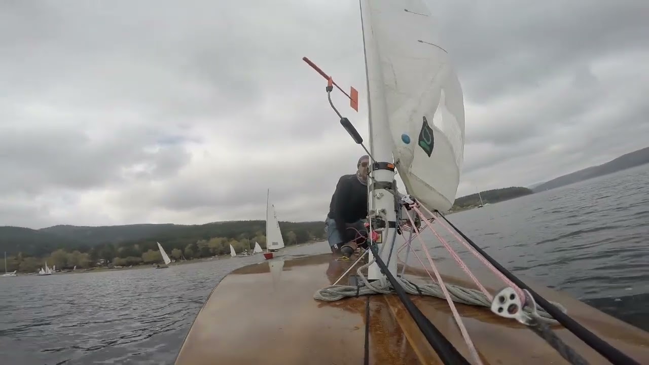 ⁣Race 4 start OK Dinghy Regatta