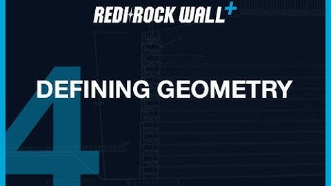 Defining Geometry: Redi-Rock Wall+ Retaining Wall Design Software