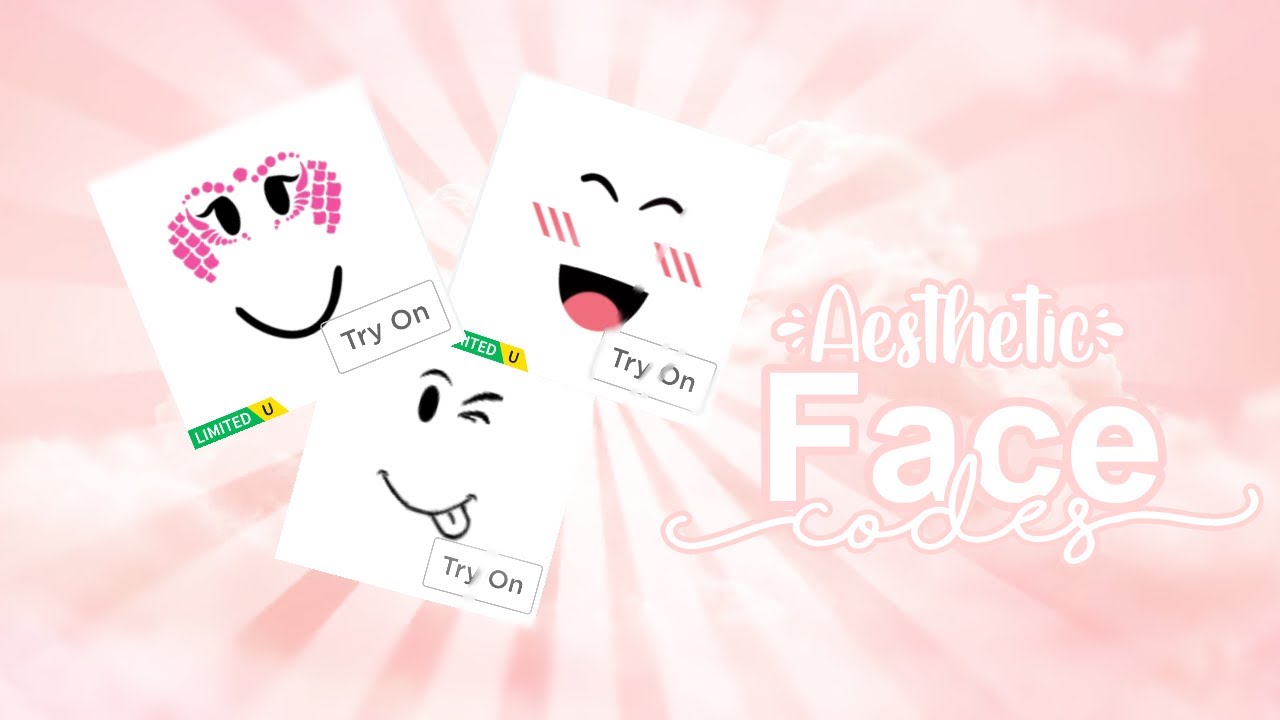 Aesthetic Face Codes For Roblox Roblox Flxviia Youtube - wink face roblox id