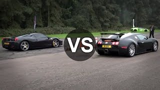 Bugatti veyron vs ferrari 458 italia drag race video! this was filmed
at the vmax event in uk. which one do you prefer: or italia? subscribe
f...