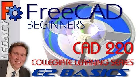 E2 FreeCAD Basic 3D Solid Modeling Tutorial for Beginners | Revolve and Polar Pattern