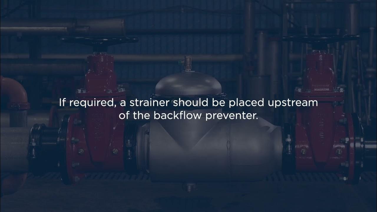 Installing a Zurn Wilkins 350AST Stainless Steel Double Check Valve